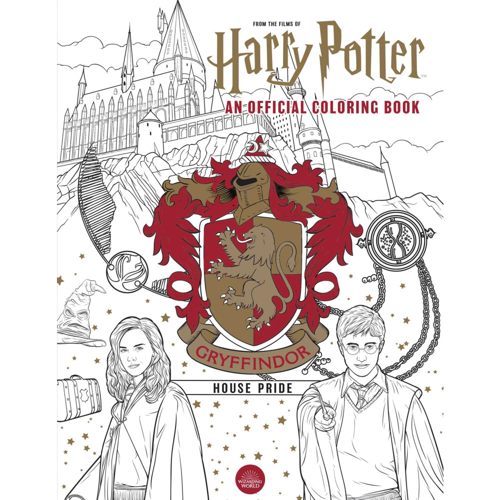 Produktbild för Harry Potter: Gryffindor House Pride: The Official Coloring Book (häftad, eng)