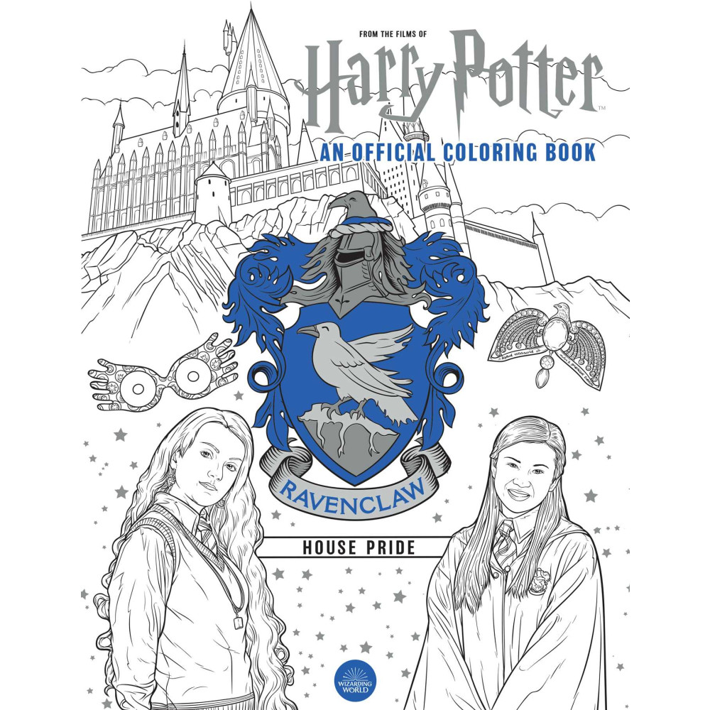 Produktbild för Harry Potter: Ravenclaw House Pride: The Official Coloring Book: (Gifts Books for Harry Potter Fans, Adult Coloring Books) (häftad, eng)
