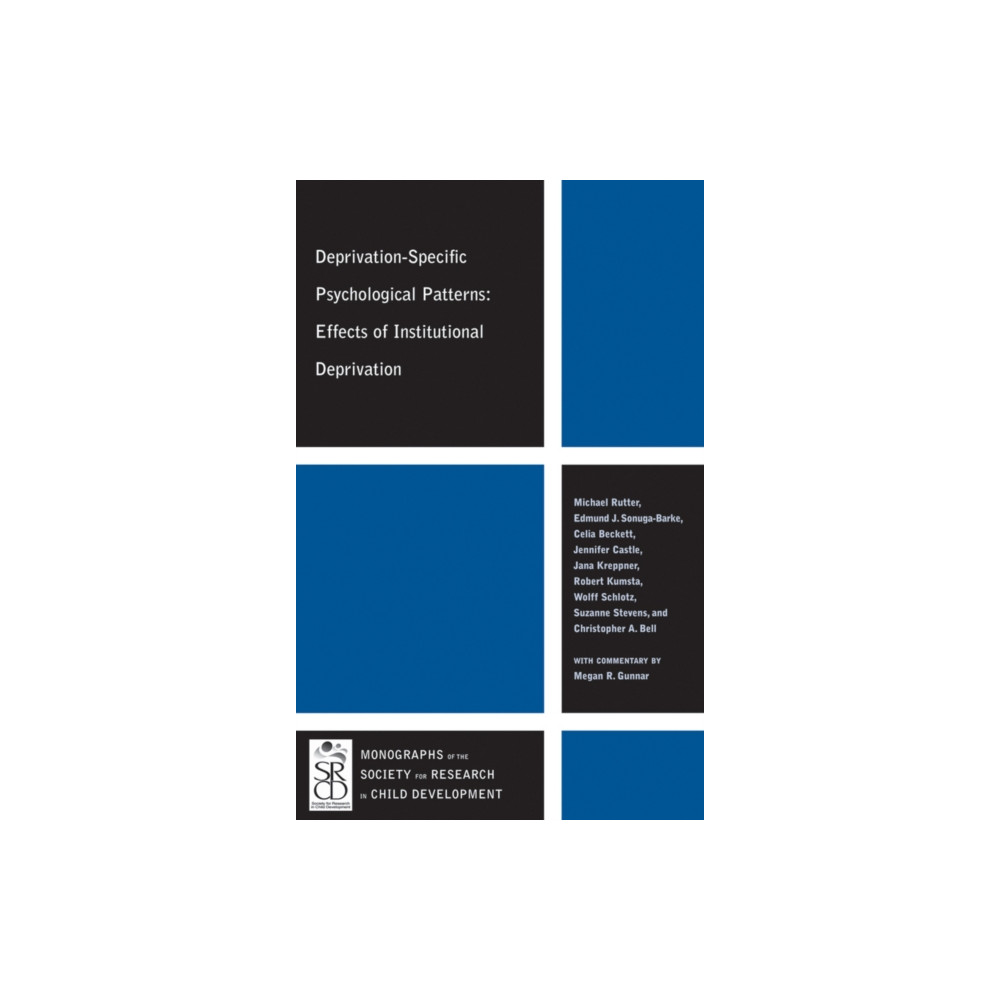 Produktbild för Deprivation-Specific Psychological Patterns (häftad, eng)