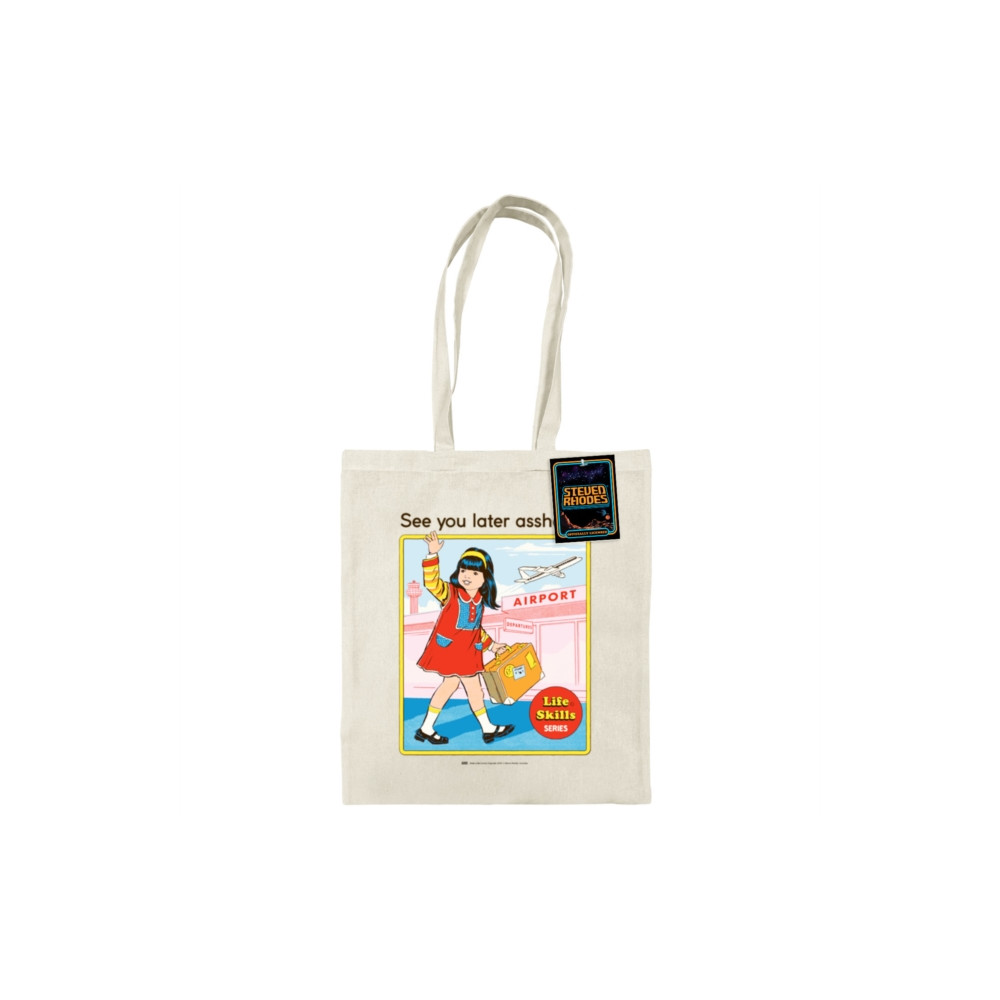 Produktbild för Steven Rhodes (See You Later) Natural Tote Bag