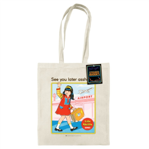 Pyramid International Steven Rhodes (See You Later) Natural Tote Bag