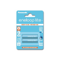 Produktbild för Panasonic eneloop lite BK-4LCCE batteri - 2 x AAA - NiMH
