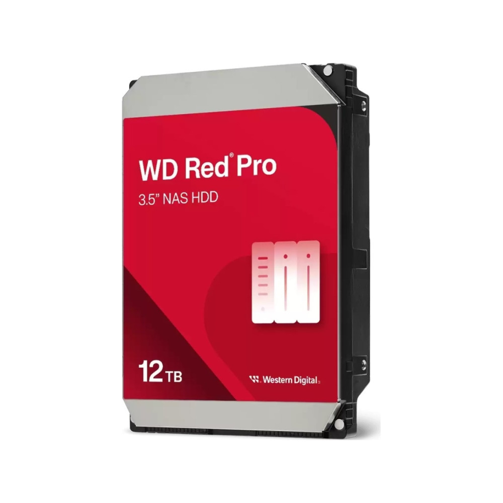Produktbild för WD Red Pro WD122KFBX - hårddisk - Enterprise - 12 TB - SATA 6Gb/s