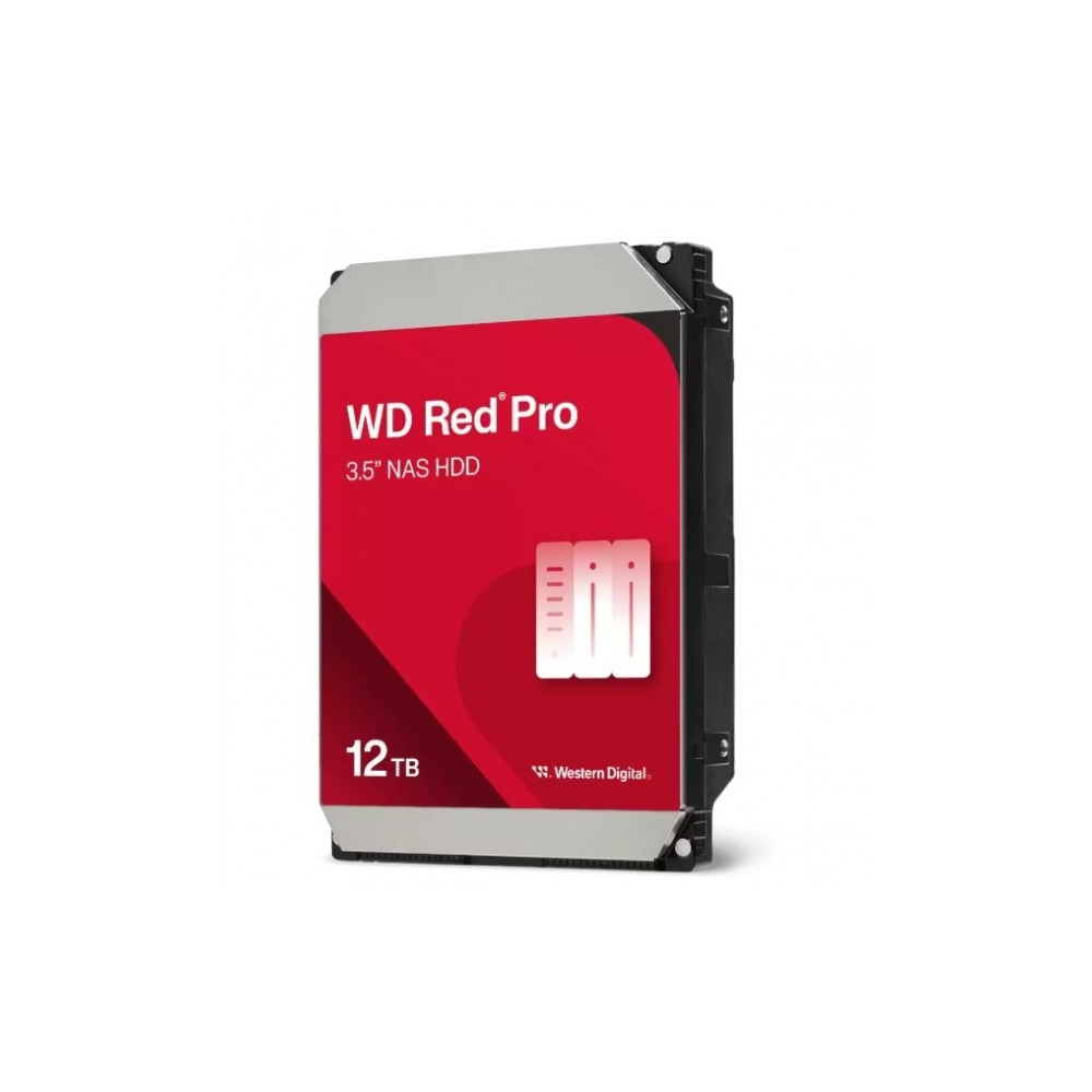 Produktbild för WD Red Pro WD122KFBX - hårddisk - Enterprise - 12 TB - SATA 6Gb/s