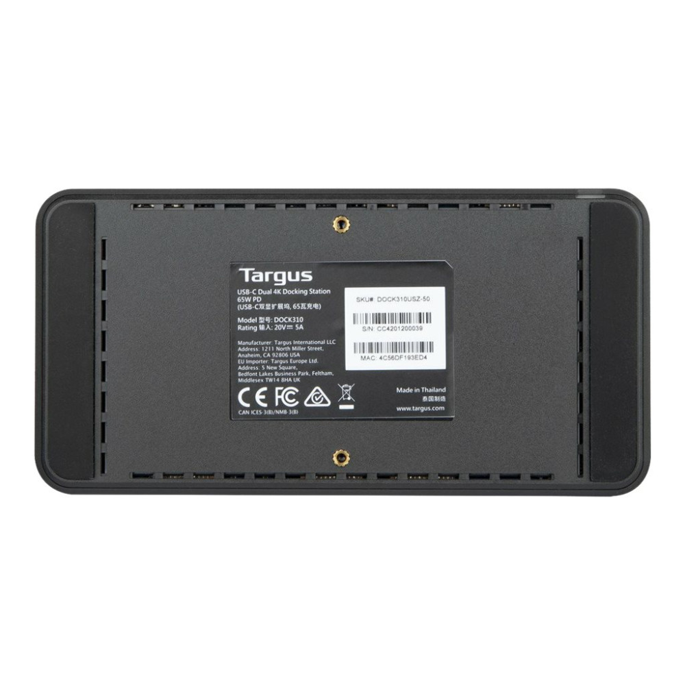 Produktbild för Targus - dockningsstation - USB-C - 2 x HDMI - 1GbE