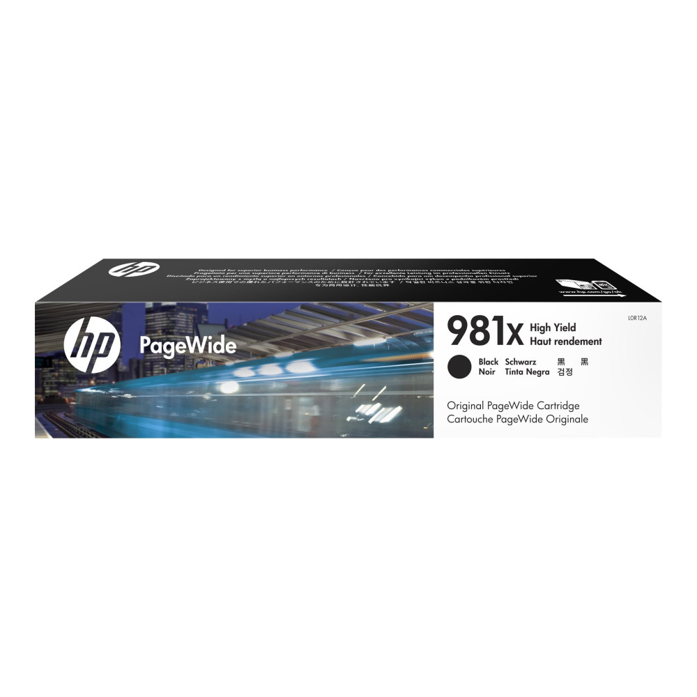 Produktbild för HP 981X - Lång livslängd - svart - original - PageWide - bläckpatron