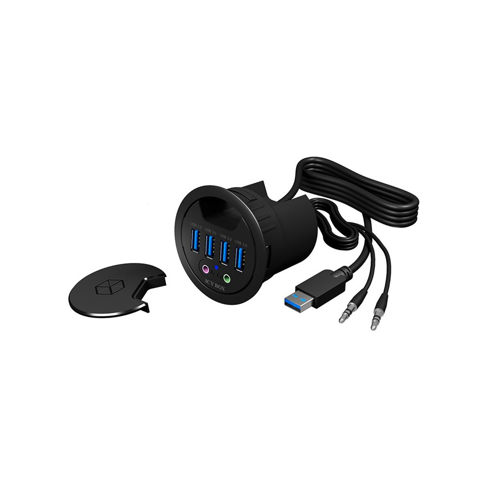 Produktbild för ICY BOX IB-HUB1403A - hubb - 4 portar