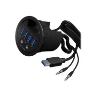 Produktbild för ICY BOX IB-HUB1403A - hubb - 4 portar
