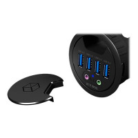 Produktbild för ICY BOX IB-HUB1403A - hubb - 4 portar