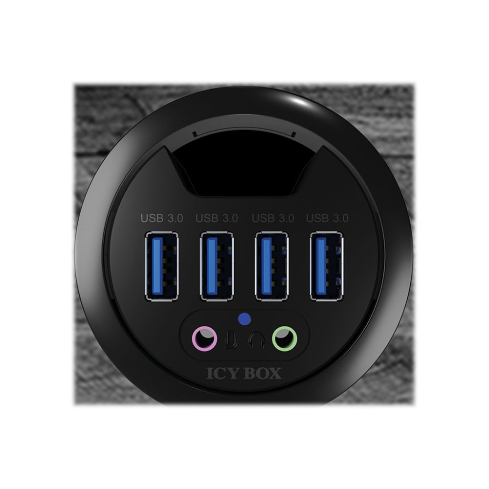 Produktbild för ICY BOX IB-HUB1403A - hubb - 4 portar