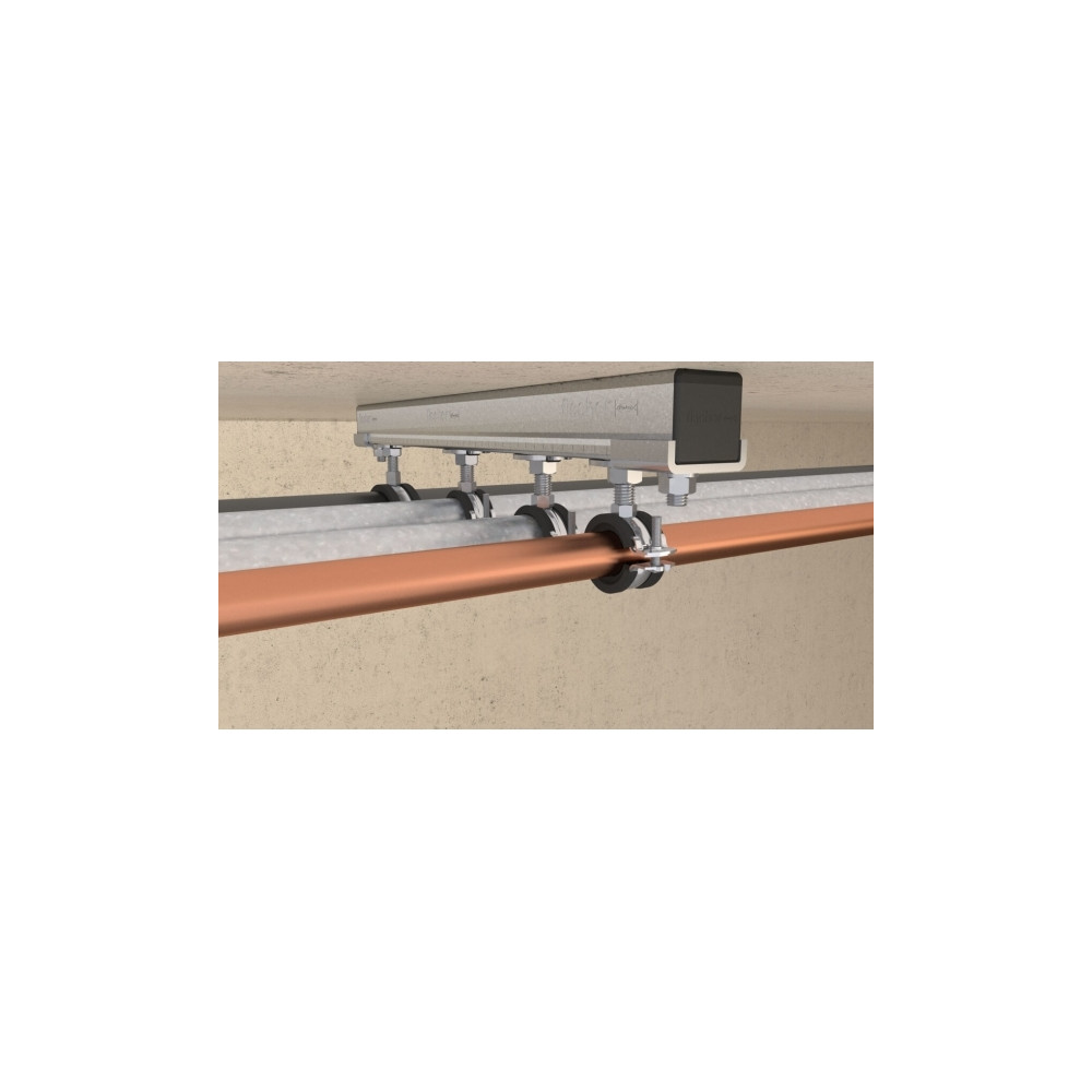 Produktbild för Fischer 560607, Rörhållare, Sort, Rustfrit stål, 121