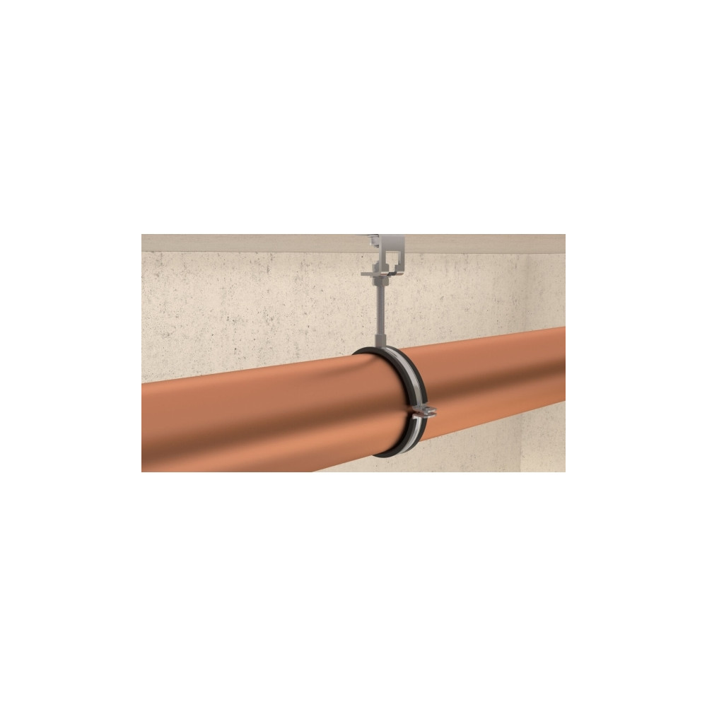 Produktbild för Fischer 560607, Rörhållare, Sort, Rustfrit stål, 121