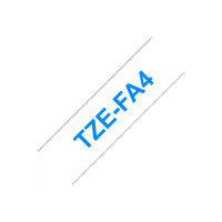 Produktbild för Brother TZe-FA4 - tejp - 1 kassett(er) - Rulle (1,8 cm x 3 m)