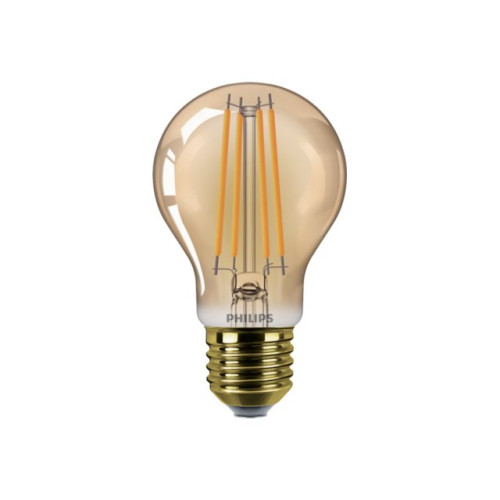 Philips Philips Vintage - LED-glödlampa med filament - form: A60 - E27 - 7 W - flamljus - 1800 K - bärnsten