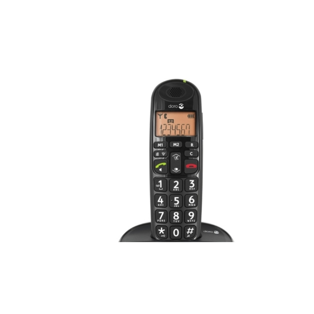 Produktbild för Doro PhoneEasy 105wr, DECT-telefon, Högtalartelefon, 20 post...