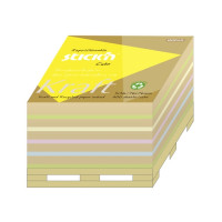 Produktbild för Stick'n Notes kraftblock 76 x 76 mm, 5 färger, 400 kort. Sti...