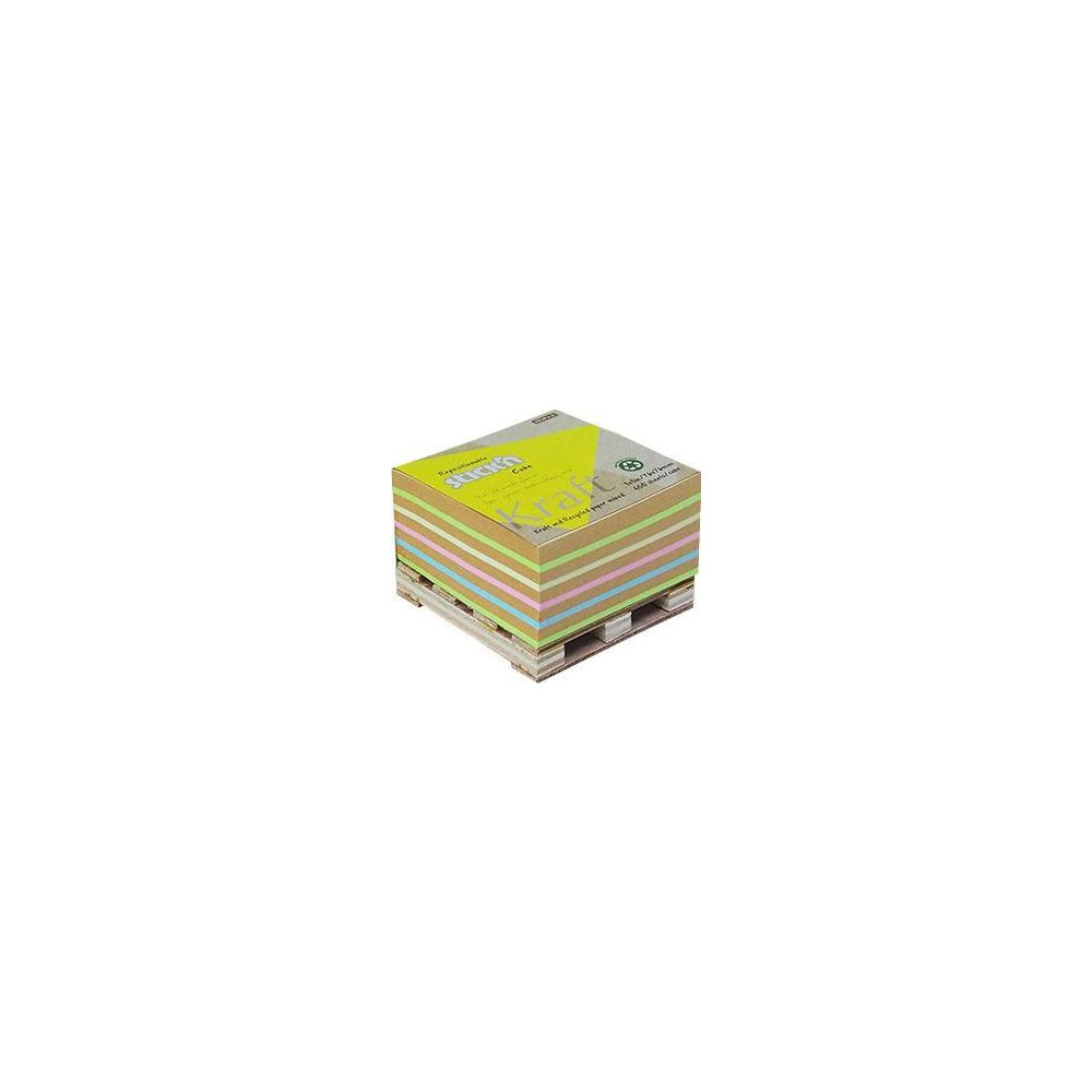 Produktbild för Stick'n Notes kraftblock 76 x 76 mm, 5 färger, 400 kort. Sti...