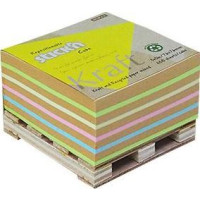 Produktbild för Stick'n Notes kraftblock 76 x 76 mm, 5 färger, 400 kort. Sti...