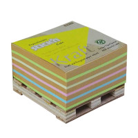 Produktbild för Stick'n Notes kraftblock 76 x 76 mm, 5 färger, 400 kort. Sti...