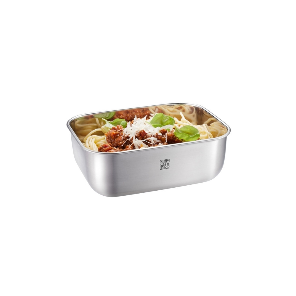 Produktbild för GEFU 12775, Container, Rektangulär, 1,3 l, Svart, Rostfritt...