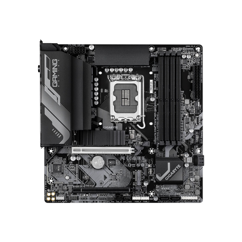 Produktbild för Gigabyte B760M GAMING X WIFI6E GEN5 - moderkort - micro ATX - LGA1700-uttag - B760