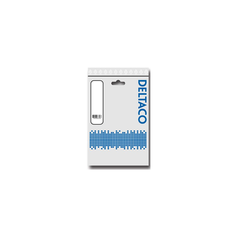 Produktbild för DELTACO USB-299S - USB-kabel - USB till mikro-USB typ B - 25 cm