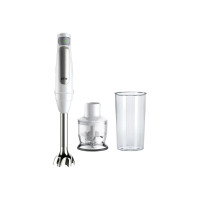 Produktbild för Braun Multiquick 7 MQ7020 WH - handmixer - premiumvitt/borstat rostfritt stål