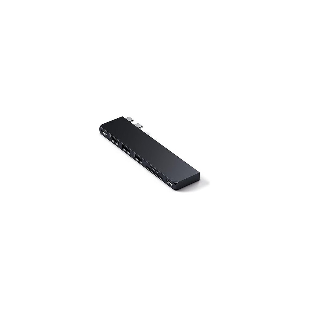 Produktbild för Satechi Pro Hub Slim - dockningsstation - USB-C x 2 - HDMI