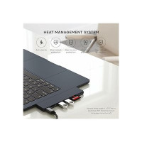 Produktbild för Satechi Pro Hub Slim - dockningsstation - USB-C x 2 - HDMI
