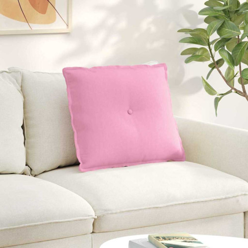 vidaXL Ryggkudde Rosa 60 x 19 x 50 cm tyg
