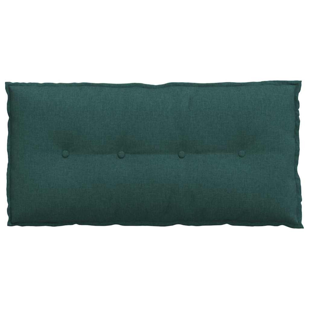 Produktbild för Ryggkudde Mörkgrön 100 x 19 x 50 cm tyg