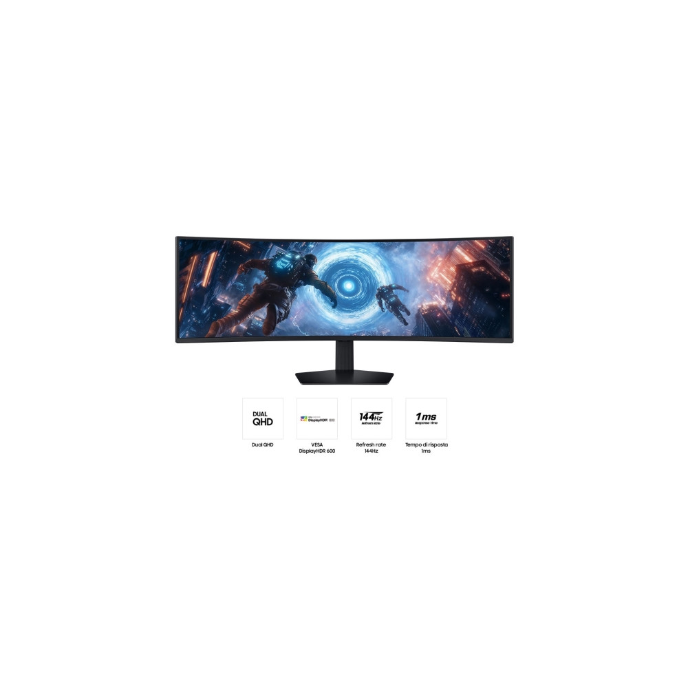 Produktbild för Samsung Odyssey G9 S49FG912EU - G91F Series - LED-skärm - böjd - 49" - HDR
