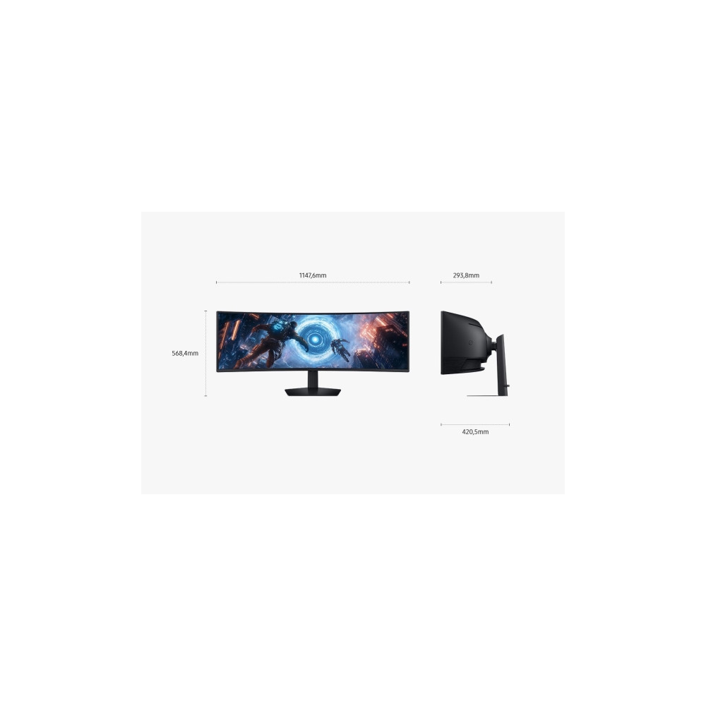 Produktbild för Samsung Odyssey G9 S49FG912EU - G91F Series - LED-skärm - böjd - 49" - HDR