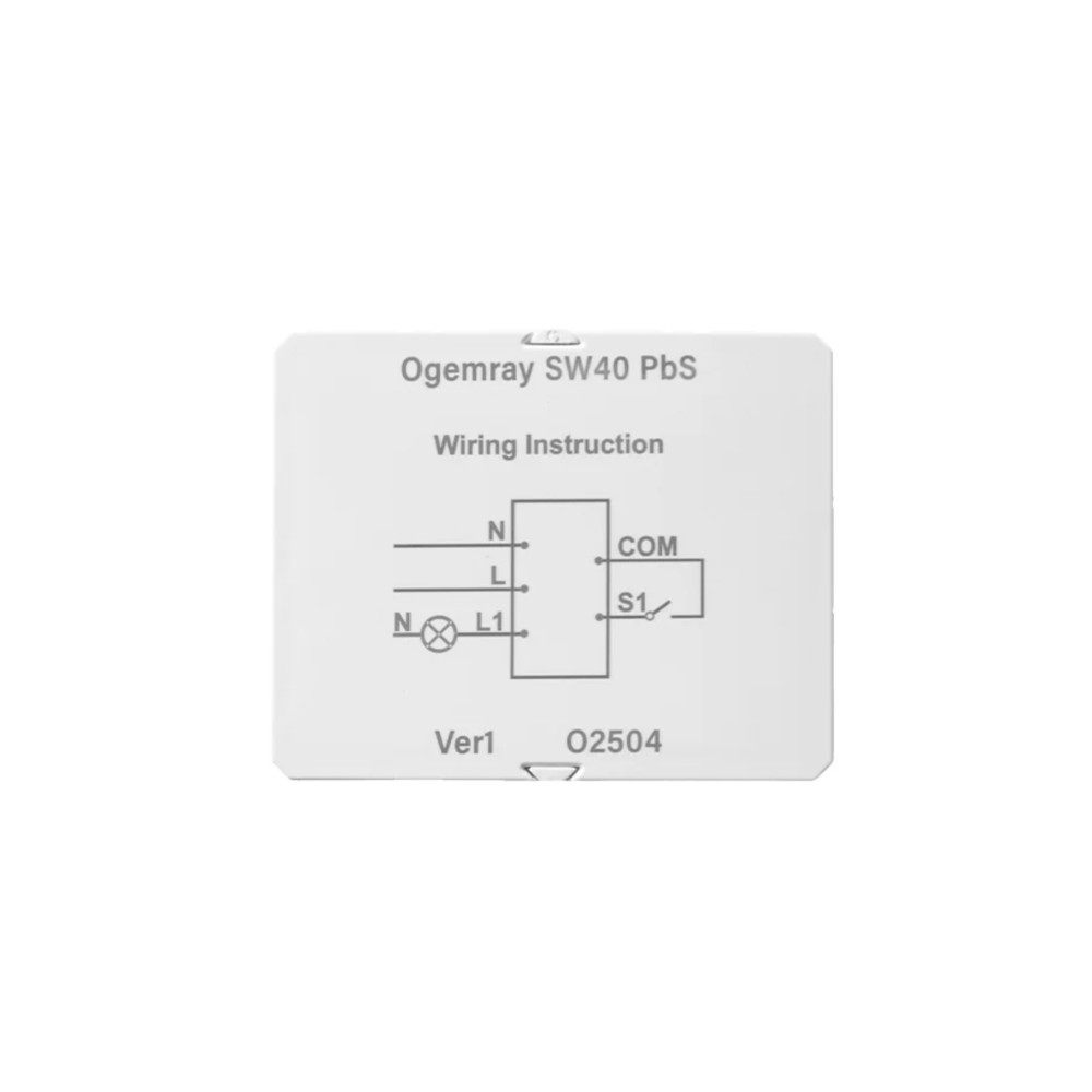 Produktbild för Shelly SHELLY_PBS_SW40, Smart relä, Vit, HTTPS, TLS, 6000 W,...