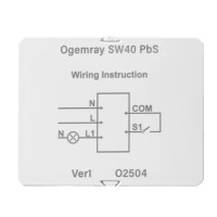 Produktbild för Shelly SHELLY_PBS_SW40, Smart relä, Vit, HTTPS, TLS, 6000 W,...