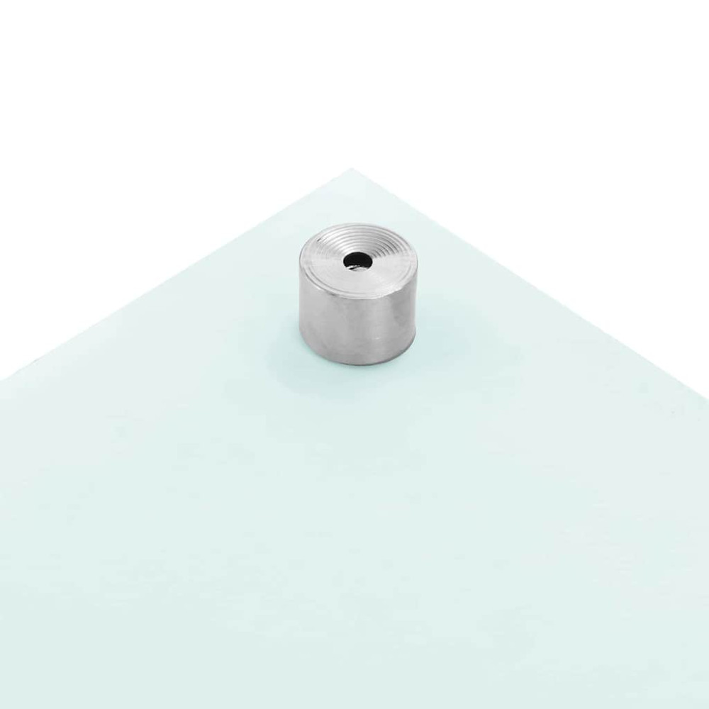 Produktbild för Köksskydd 2 pcs Vit 100 x 50 cm härdat glas