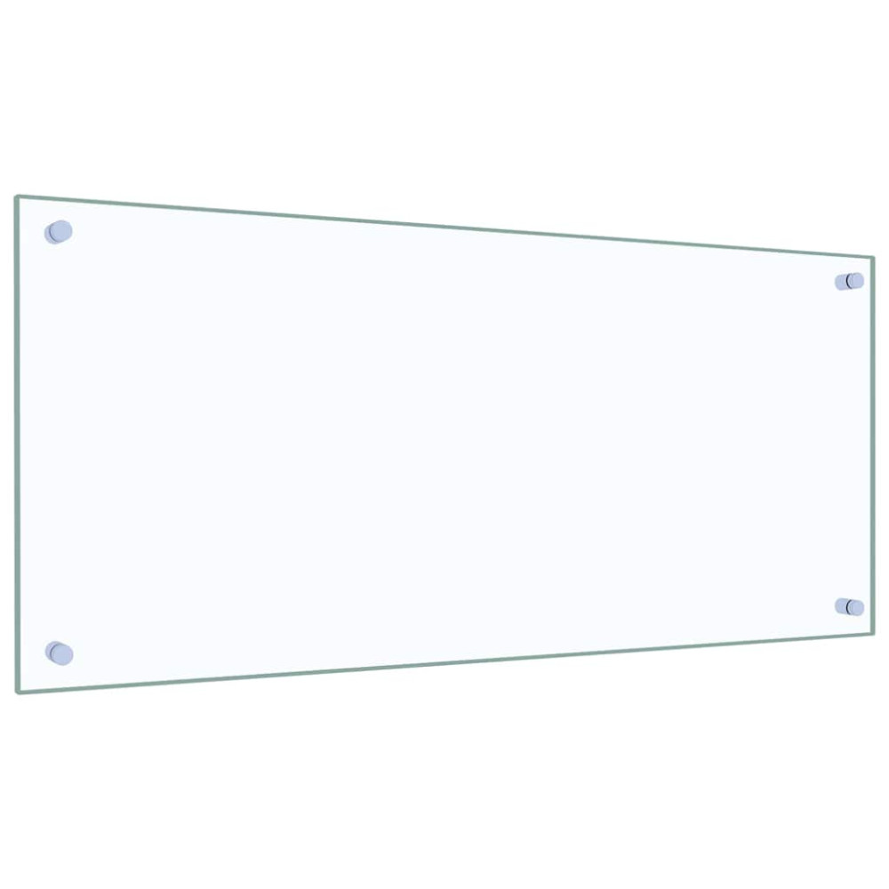 Produktbild för Köksskydd 2 pcs Transparent 90 x 40 cm härdat glas