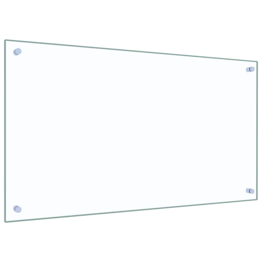 Produktbild för Köksskydd 2 pcs Transparent 90 x 50 cm härdat glas