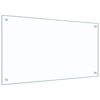 Produktbild för Köksskydd 2 pcs Transparent 90 x 50 cm härdat glas