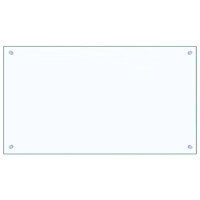 Produktbild för Köksskydd 2 pcs Transparent 90 x 50 cm härdat glas