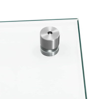 Produktbild för Köksskydd 2 pcs Transparent 90 x 50 cm härdat glas