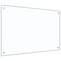 Produktbild för Köksskydd 2 pcs Transparent 90 x 60 cm härdat glas