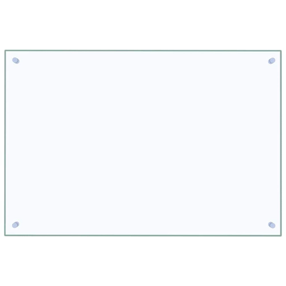 Produktbild för Köksskydd 2 pcs Transparent 90 x 60 cm härdat glas