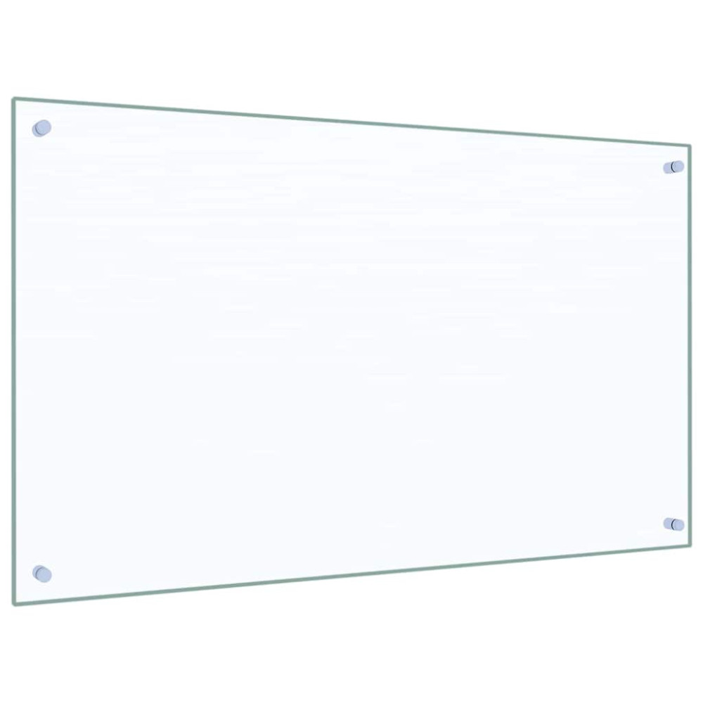 Produktbild för Köksskydd 2 pcs Transparent 100 x 60 cm härdat glas