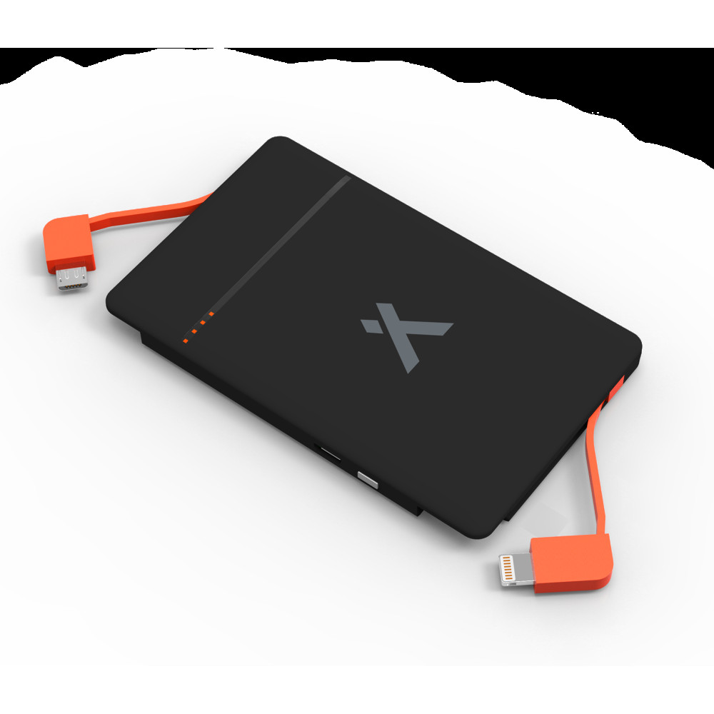 Produktbild för Bear Grylls 3000mAh Power Bank with Built-in Lightning & Micro USB Cable