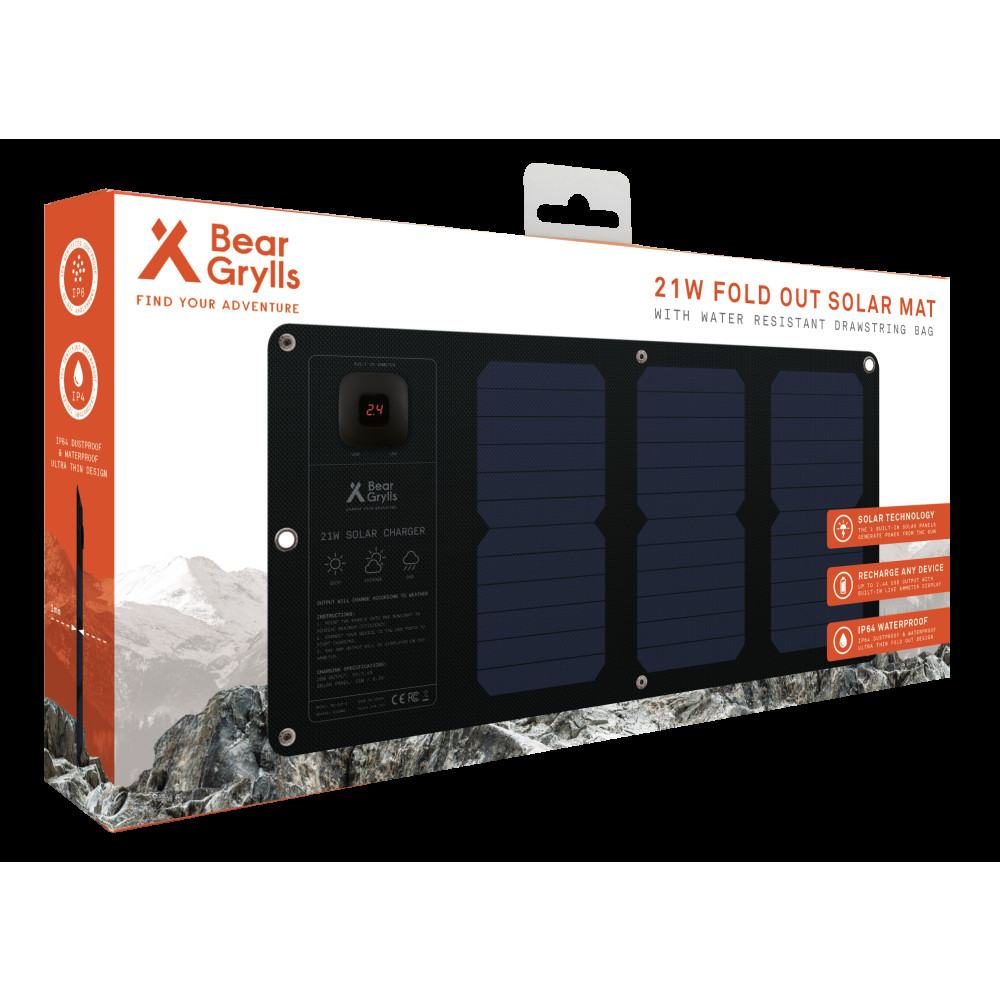 Produktbild för Bear Grylls 21W Solpanel