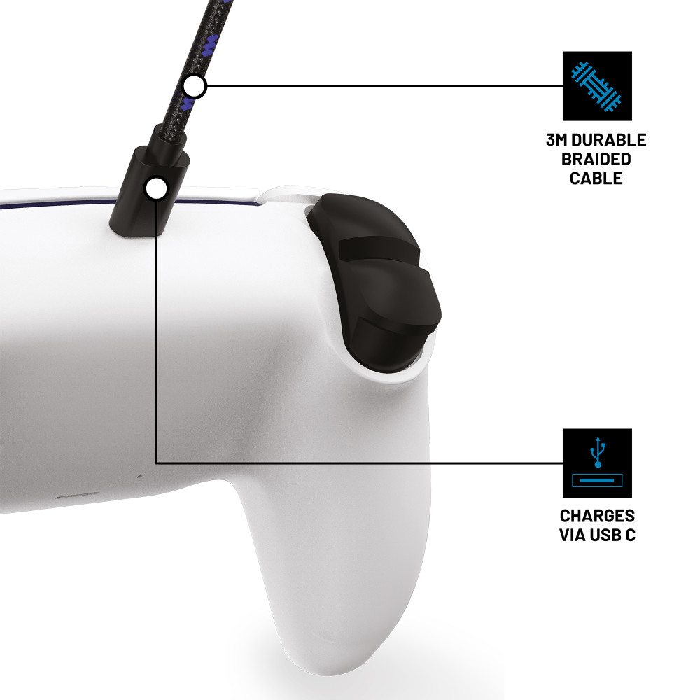 Produktbild för Stealth SP-C10 V 3m Twin Play & Charge Cables for PS5