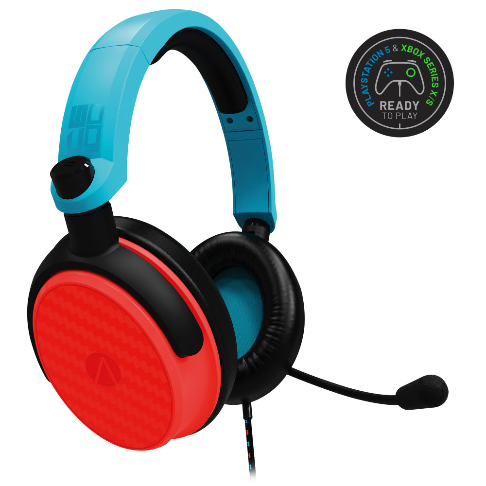Produktbild för Stealth C6-100 Gaming Headset for Switch, XBOX, PS4/PS5, PC - Neon Blue/Red