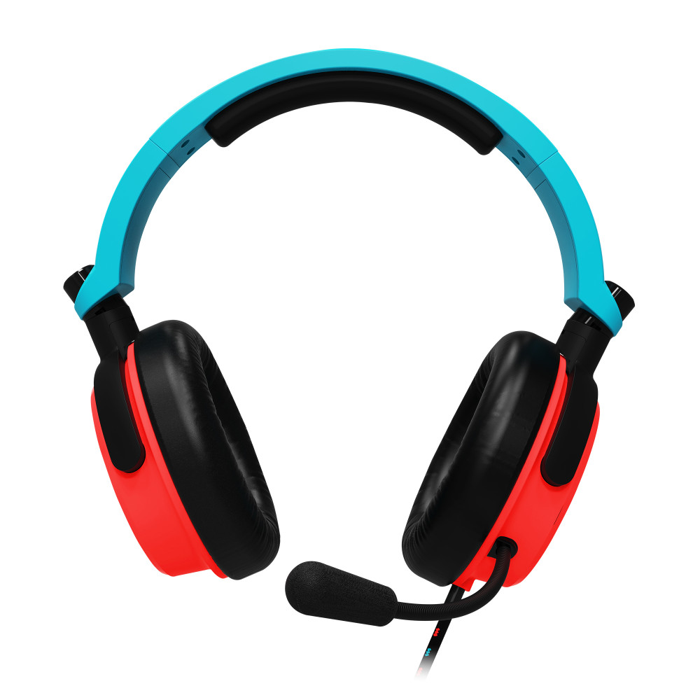 Produktbild för Stealth C6-100 Gaming Headset for Switch, XBOX, PS4/PS5, PC - Neon Blue/Red