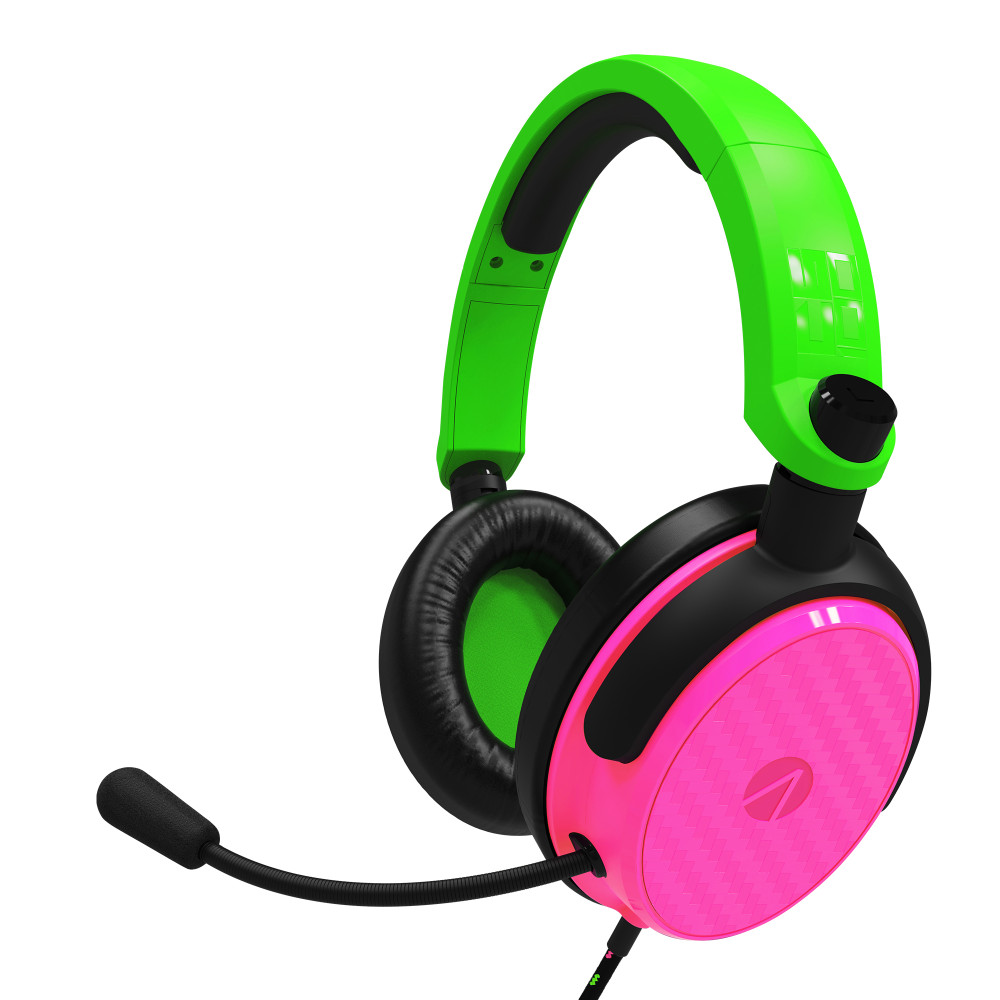 Produktbild för Stealth C6-100 Gaming Headset for Switch, XBOX, PS4/PS5, PC - Neon Green/Pink